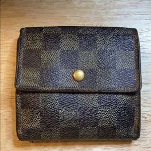 Louis Vuitton men’s Damier Ebene wallet